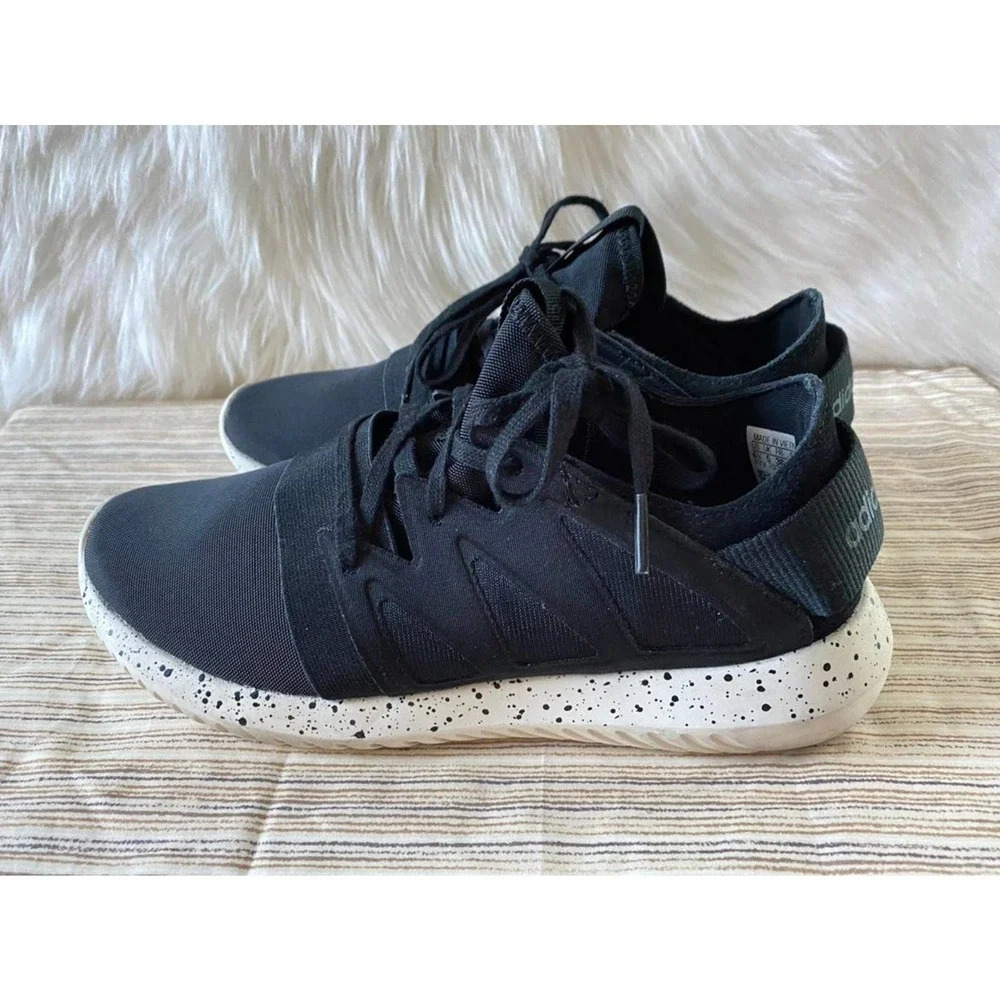 Adidas Tubular Men's PYV Male Size US 6.5 Black White Athletic Lace-Up Sneakers - Picture 2 of 12